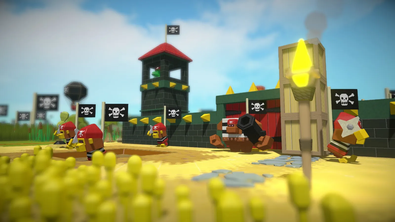 Autonauts vs Piratebots — automation, programming gameplay screenshot 6