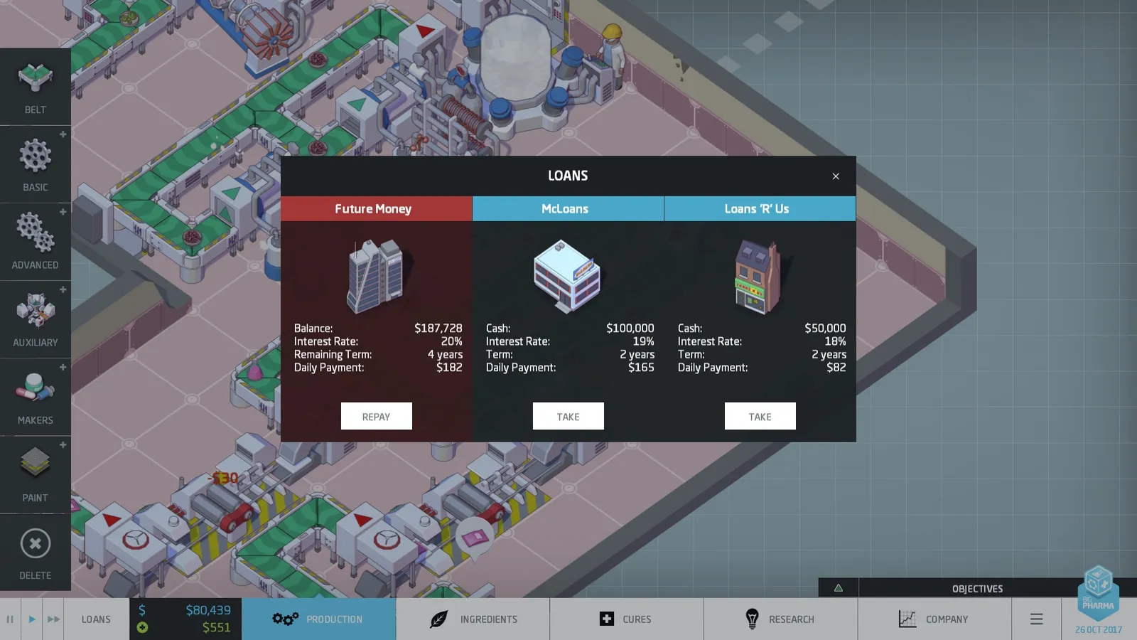 Big Pharma — factory, automation gameplay screenshot 2