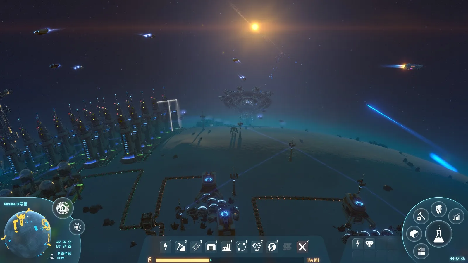 Dyson Sphere Program — automation, factory gameplay screenshot