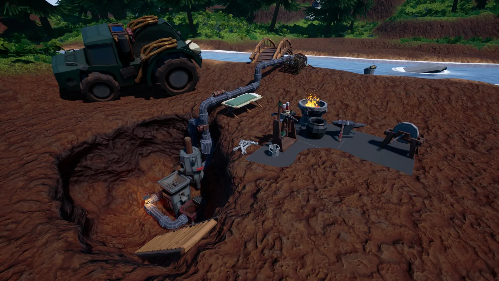 Hydroneer — automation, mining gameplay screenshot 5
