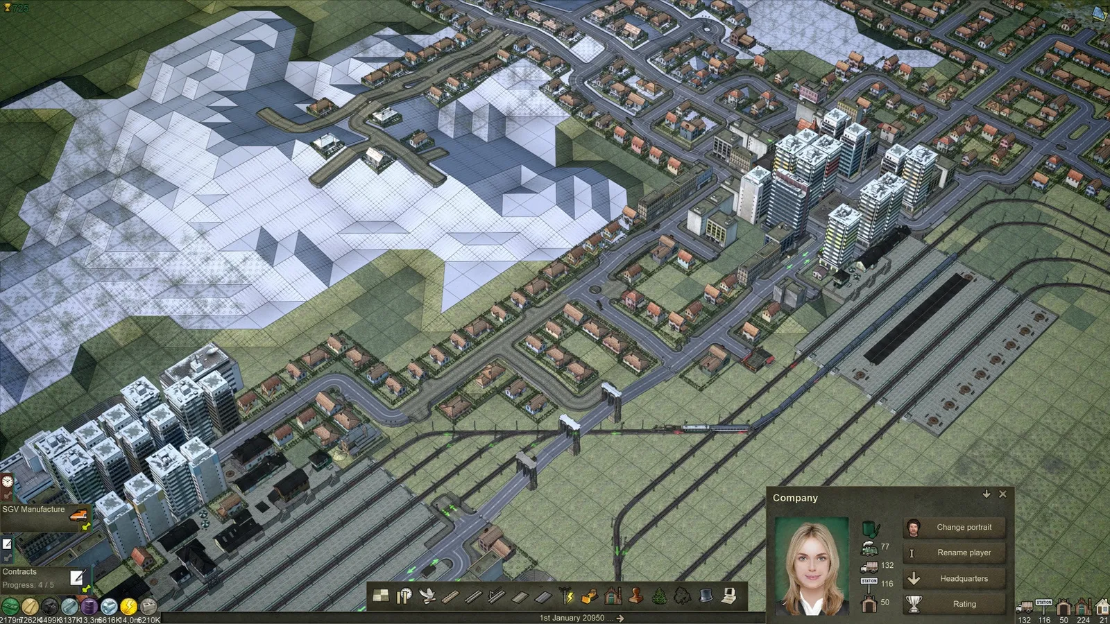 Mashinky — logistics, trains gameplay screenshot 8
