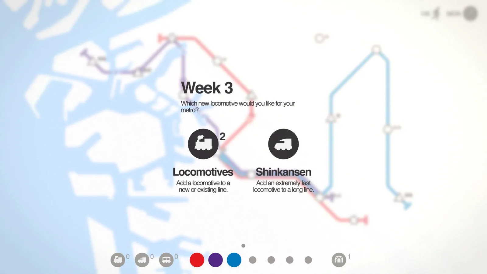 Mini Metro — logistics, transportation gameplay screenshot 6