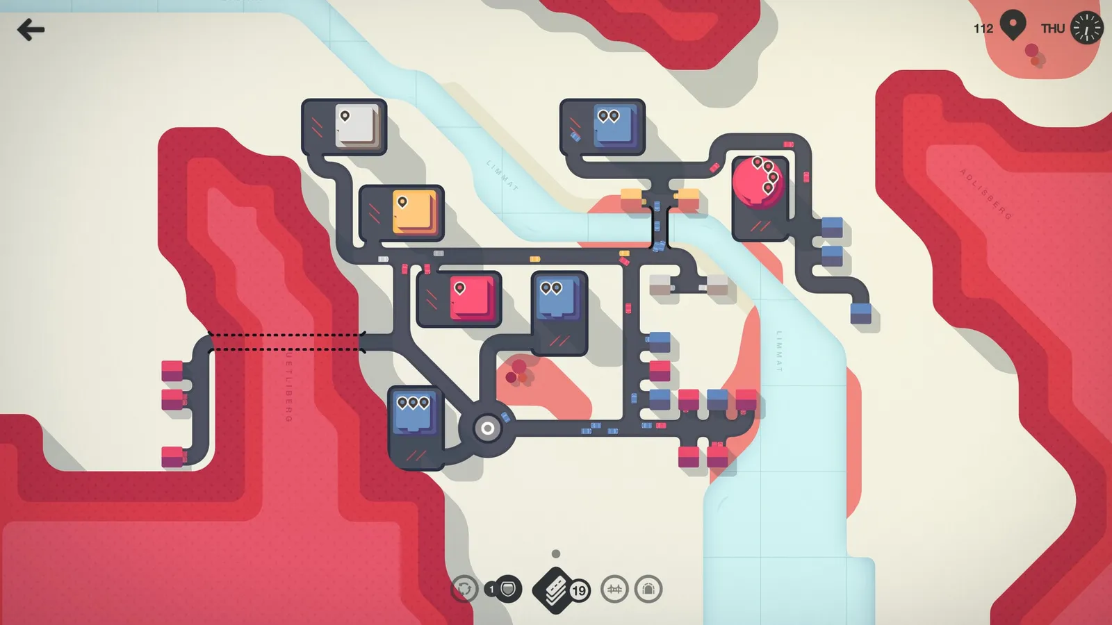Mini Motorways — logistics, transportation gameplay screenshot 5