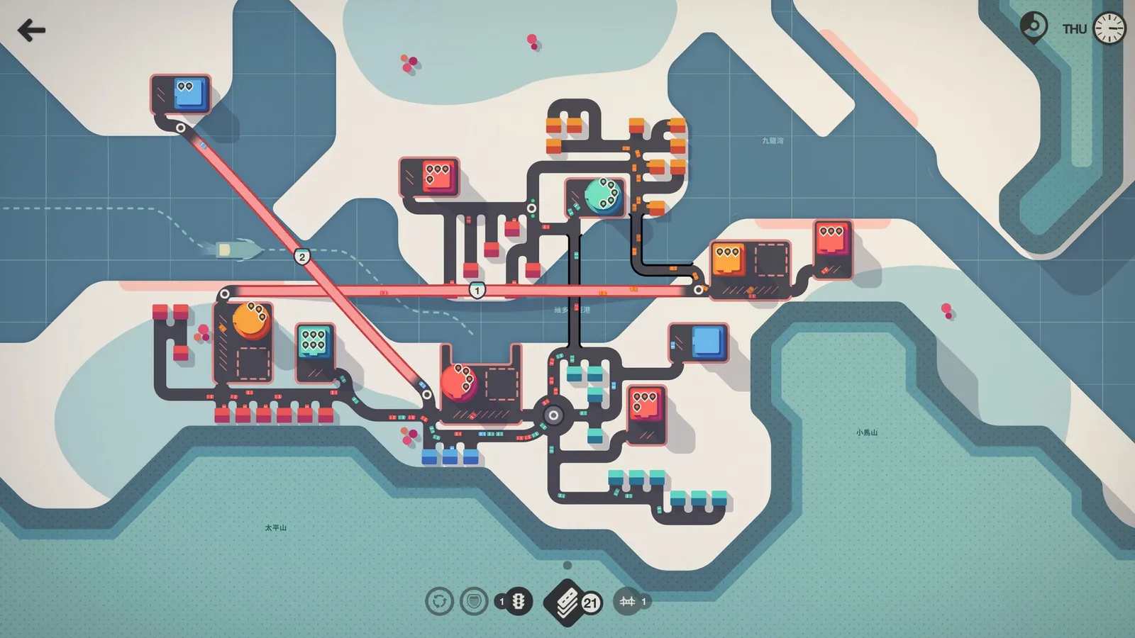 Mini Motorways — logistics, transportation gameplay screenshot 7