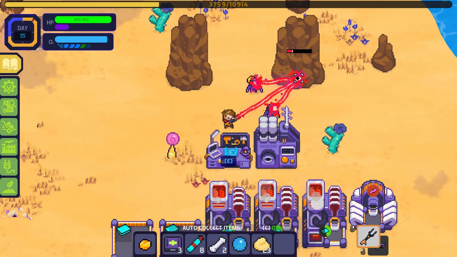 Nova Lands — automation, base building gameplay screenshot