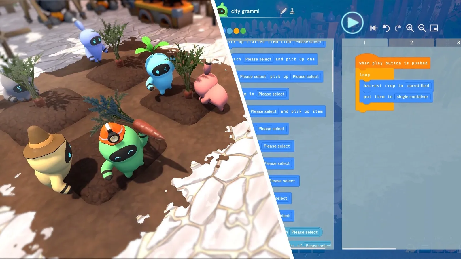 Omega Crafter — automation, programming gameplay screenshot 3
