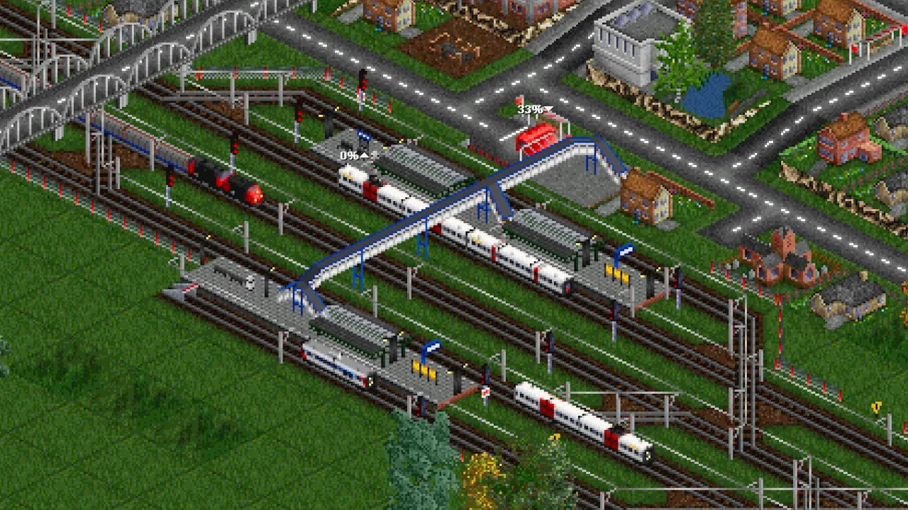 OpenTTD — logistics, transportation gameplay screenshot 3