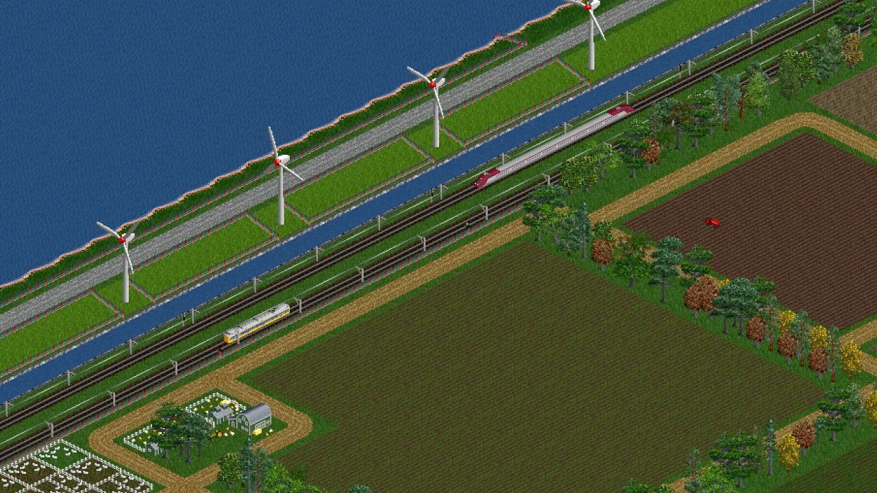 OpenTTD — logistics, transportation gameplay screenshot 10