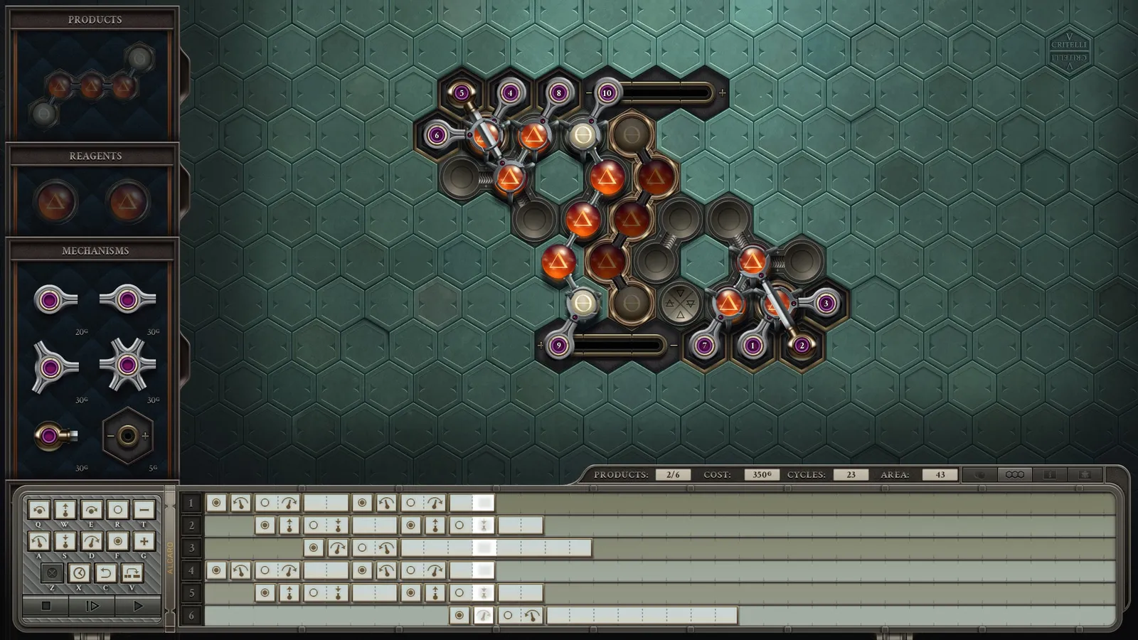Opus Magnum — automation, puzzle gameplay screenshot 4
