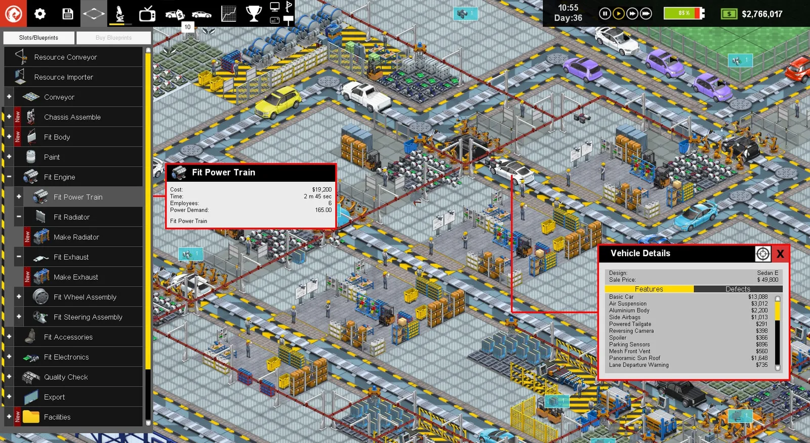 Production Line — factory, automation gameplay screenshot
