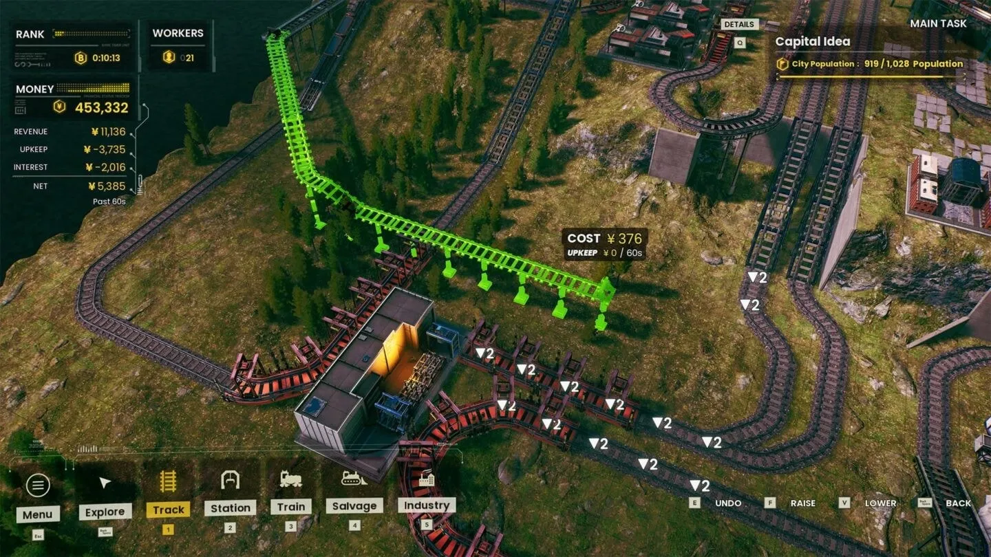 RAILGRADE — logistics, trains gameplay screenshot
