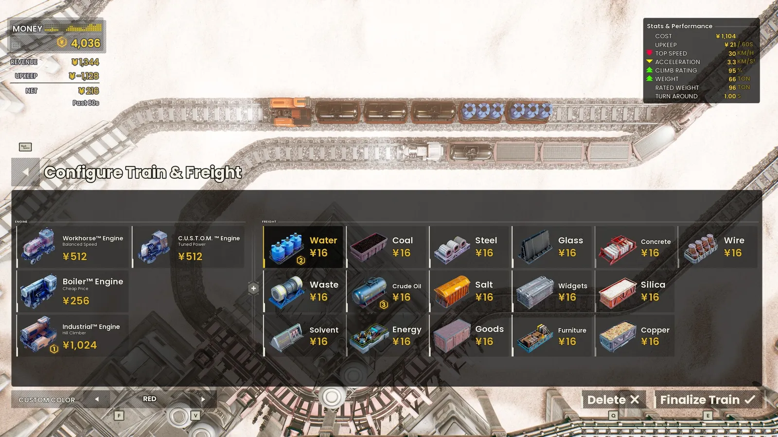 RAILGRADE — logistics, trains gameplay screenshot 9