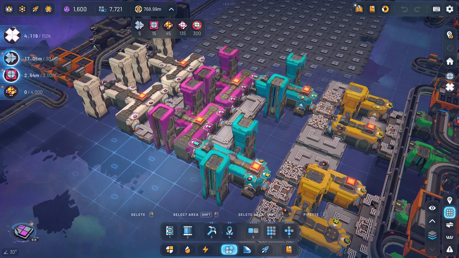 shapez 2 — automation, factory gameplay screenshot 3