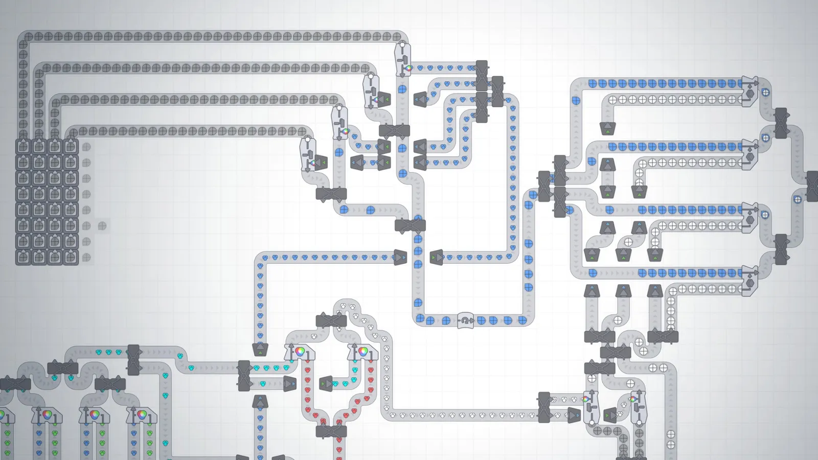 shapez — automation, factory gameplay screenshot 5