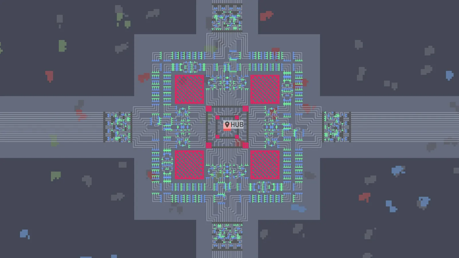 shapez — automation, factory gameplay screenshot 7