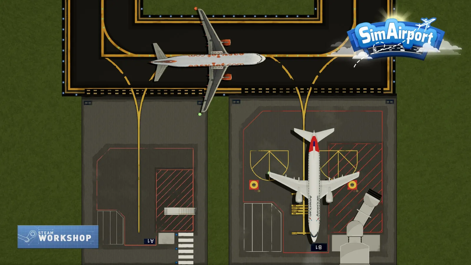 SimAirport — logistics, airport gameplay screenshot 3