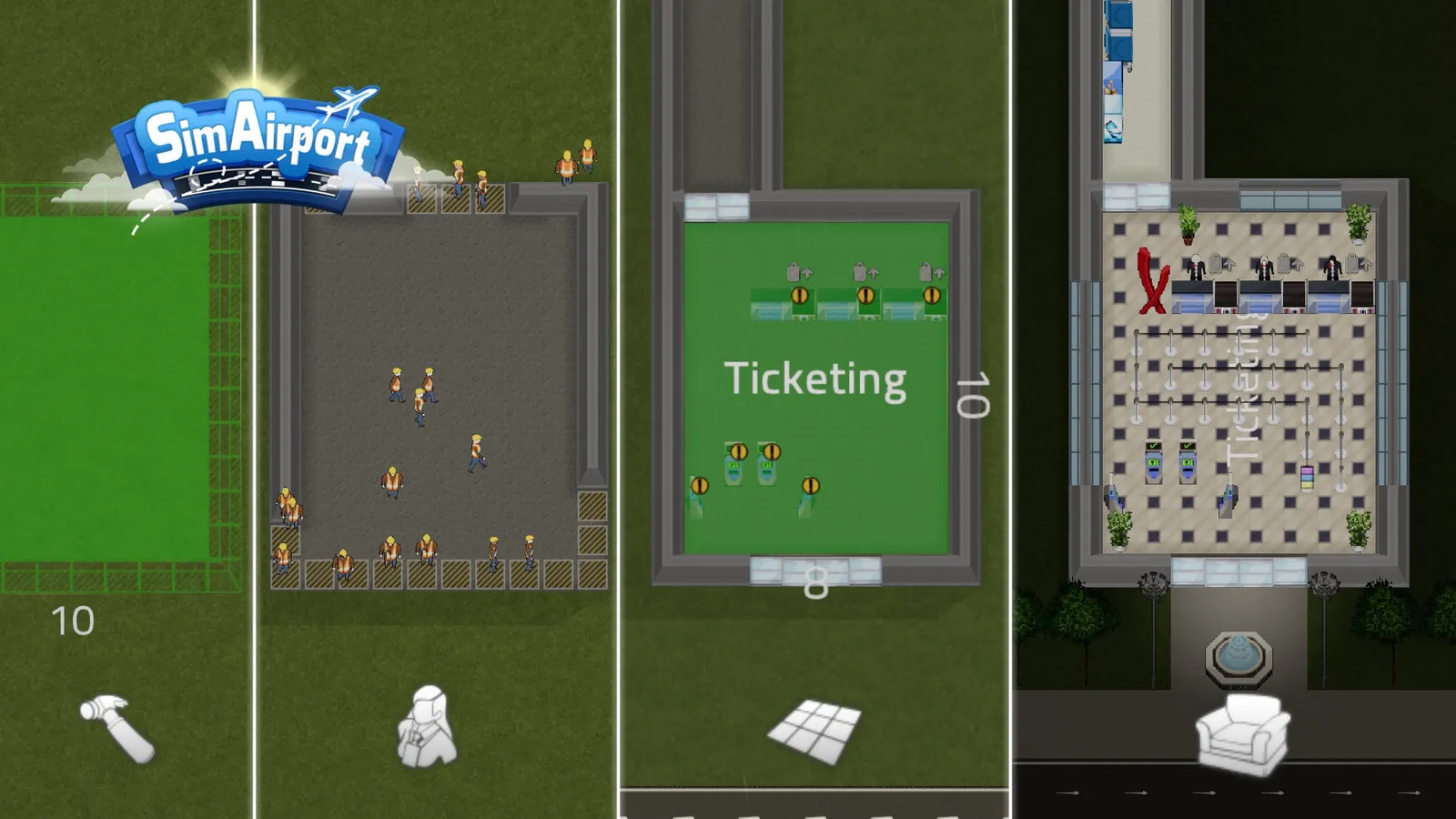 SimAirport — logistics, airport gameplay screenshot 4