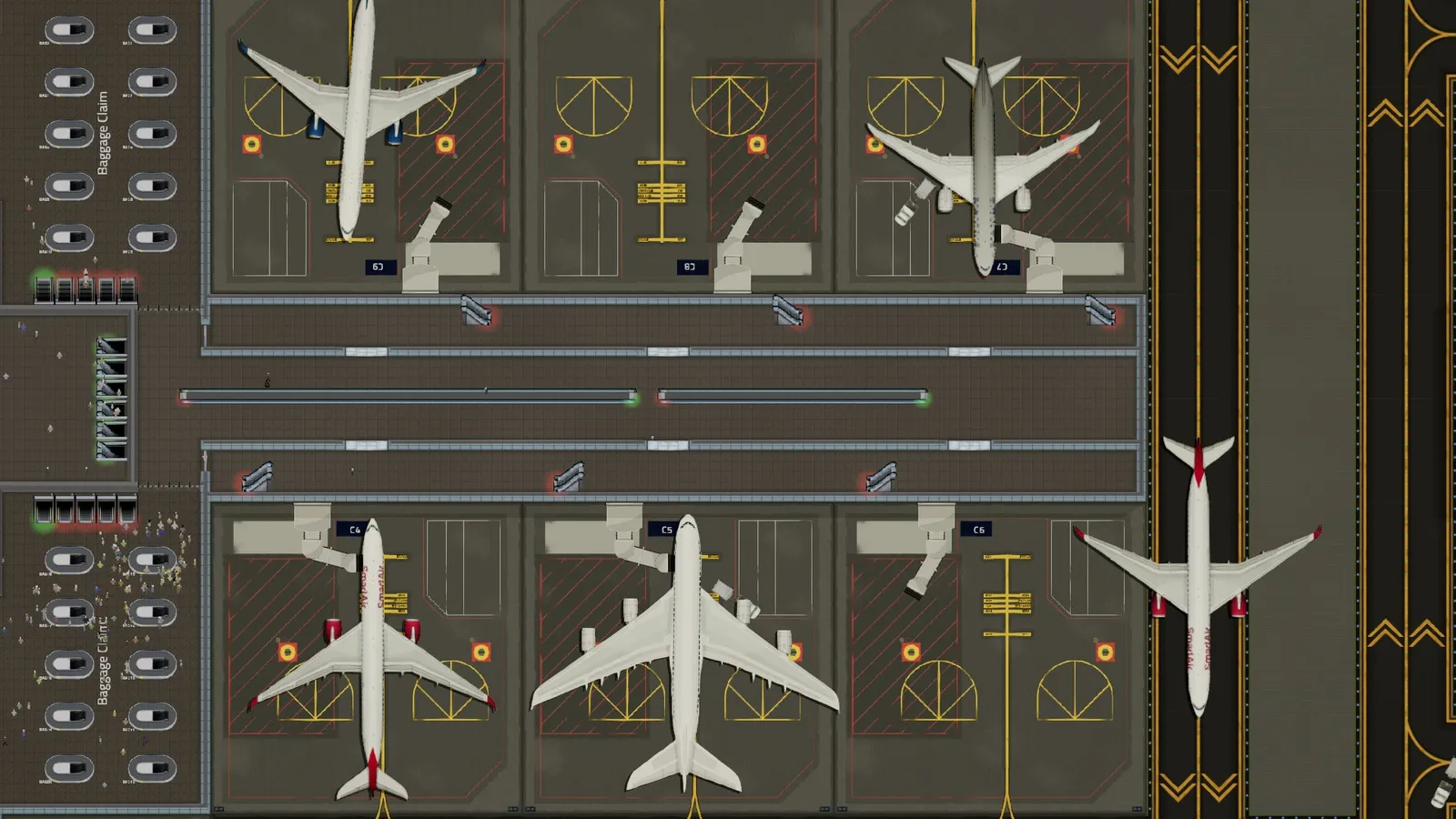 SimAirport — logistics, airport gameplay screenshot 10