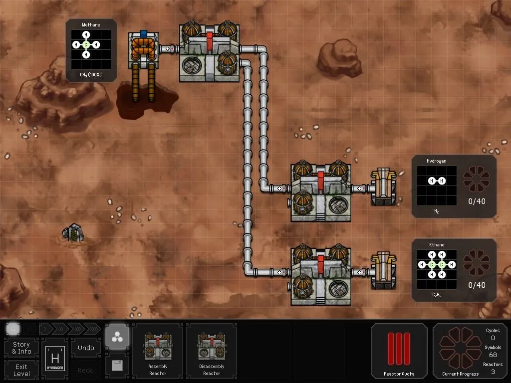 SpaceChem — automation, puzzle gameplay screenshot 3