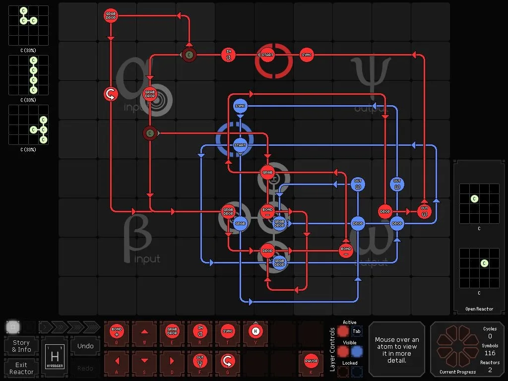 SpaceChem — automation, puzzle gameplay screenshot 4