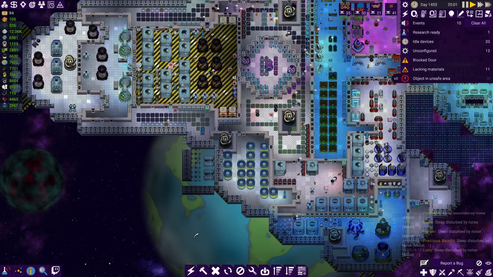 Stardeus — automation, colony sim gameplay screenshot 3