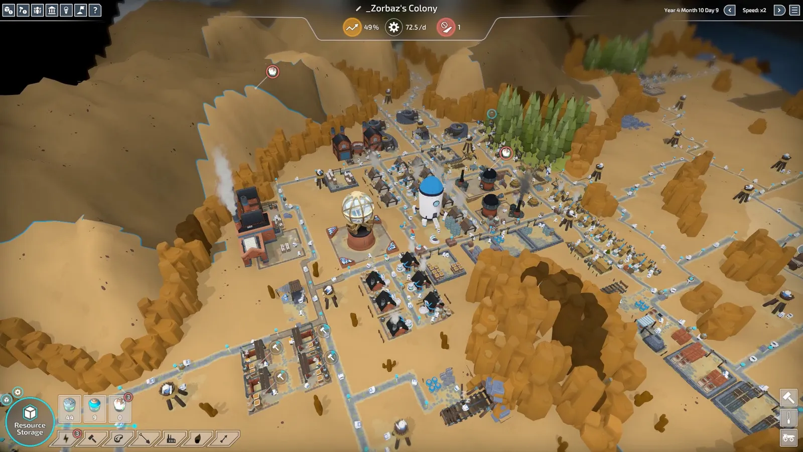 The Colonists — logistics, colony sim gameplay screenshot 5