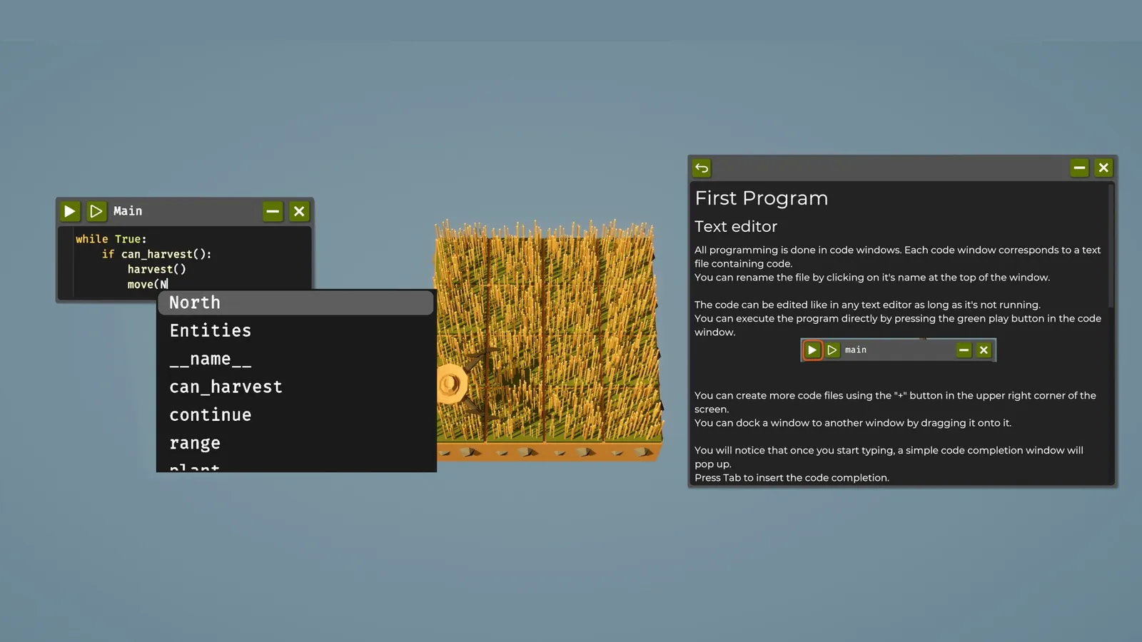 The Farmer Was Replaced — automation, programming gameplay screenshot 2