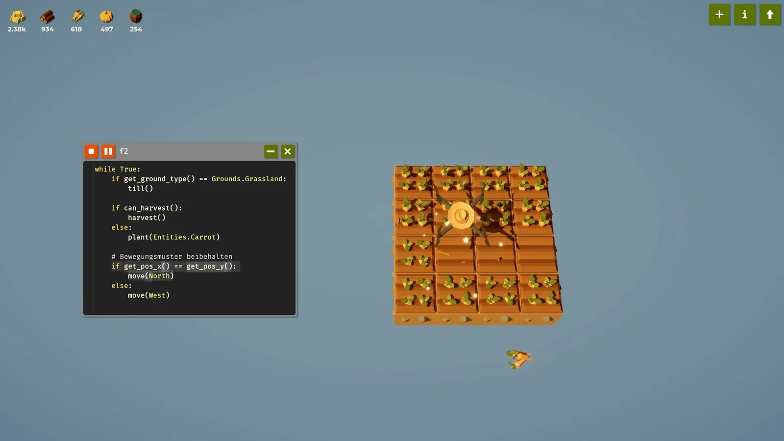 The Farmer Was Replaced — automation, programming gameplay screenshot 4