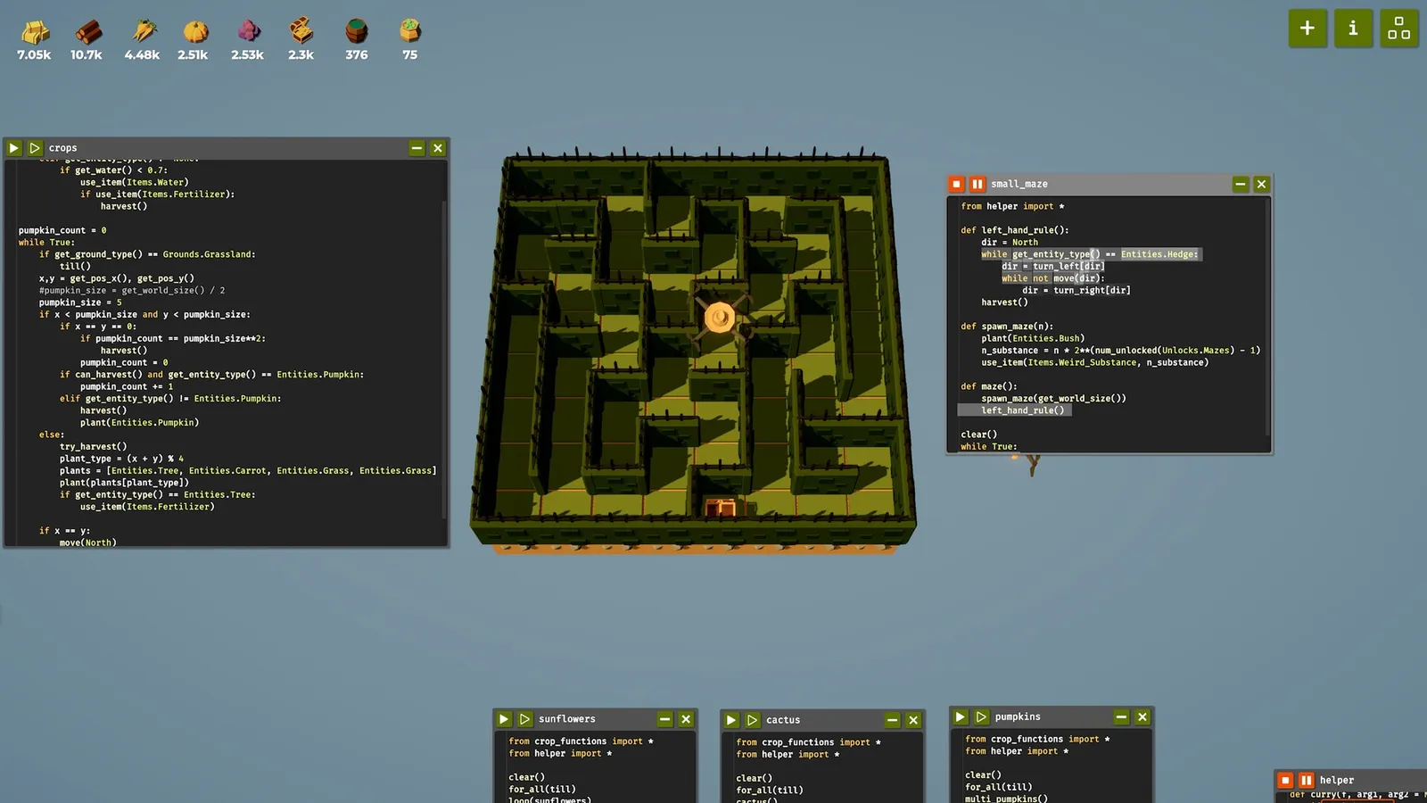 The Farmer Was Replaced — automation, programming gameplay screenshot 5