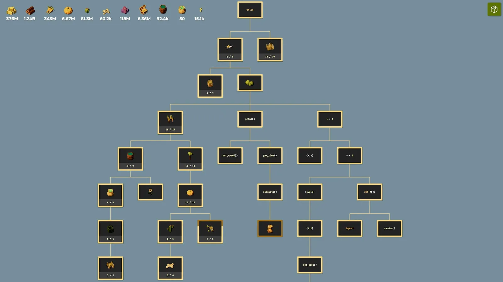 The Farmer Was Replaced — automation, programming gameplay screenshot 6