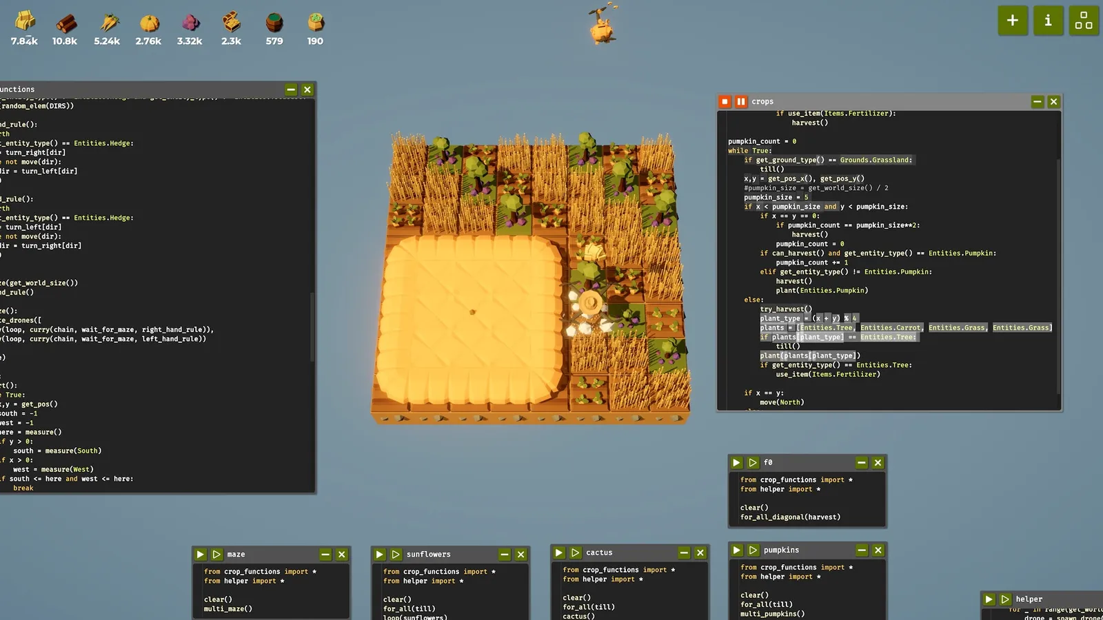 The Farmer Was Replaced — automation, programming gameplay screenshot 7