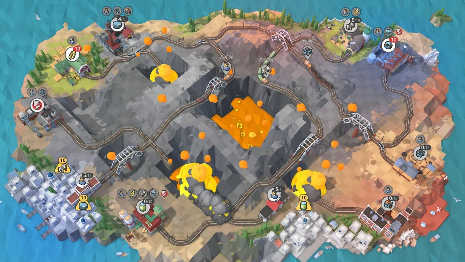 Train Valley 2 — logistics, trains gameplay screenshot 3