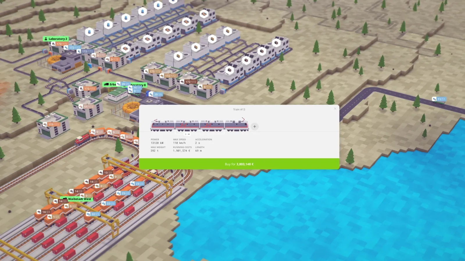 Voxel Tycoon — logistics, transportation gameplay screenshot 10