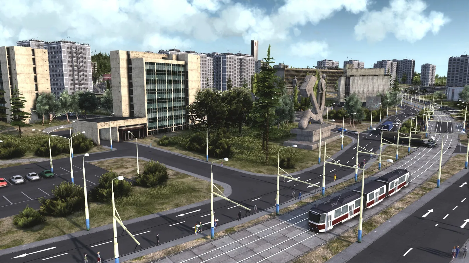 Workers & Resources: Soviet Republic — logistics, city builder gameplay screenshot 2