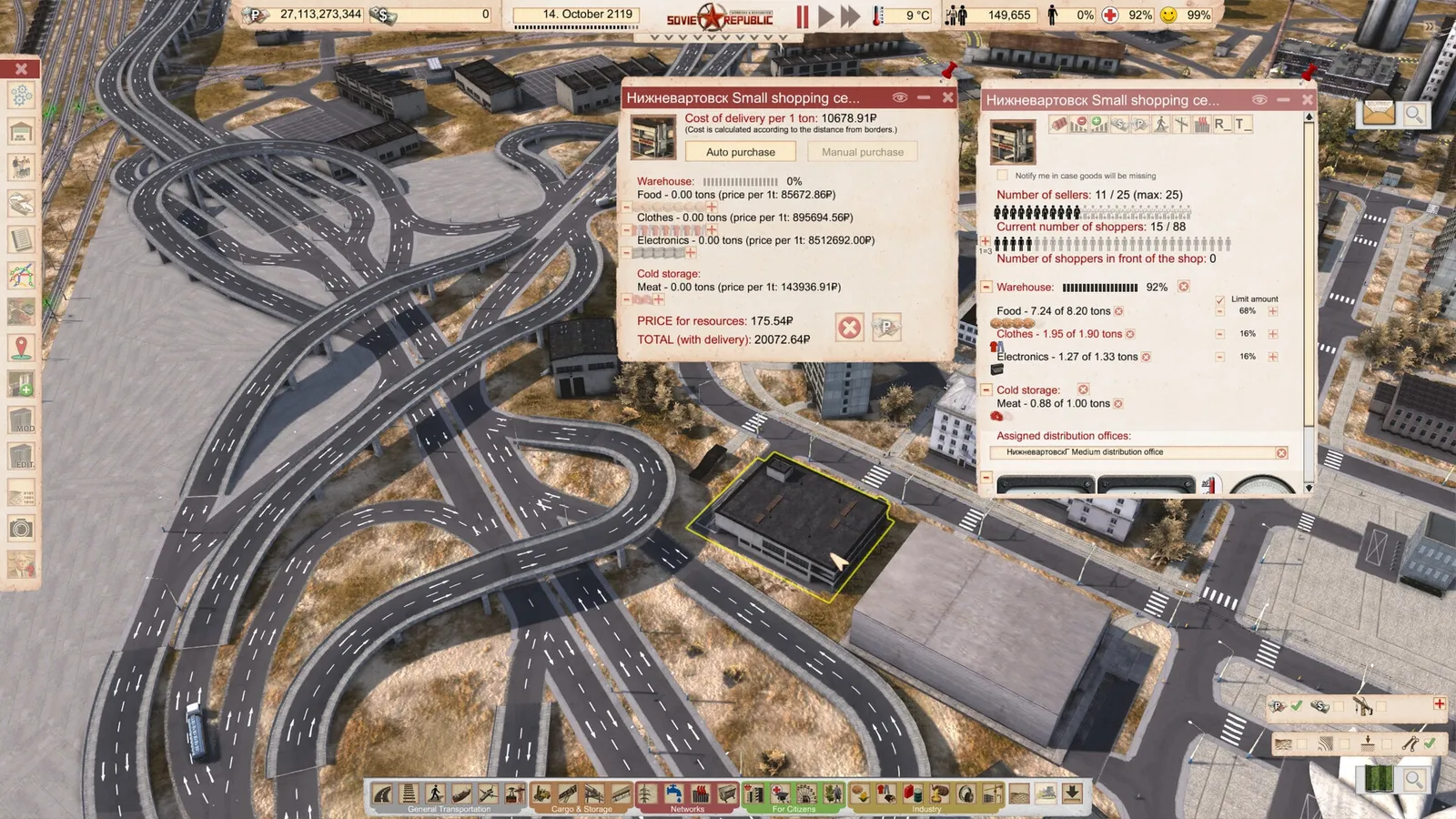 Workers & Resources: Soviet Republic — logistics, city builder gameplay screenshot 5